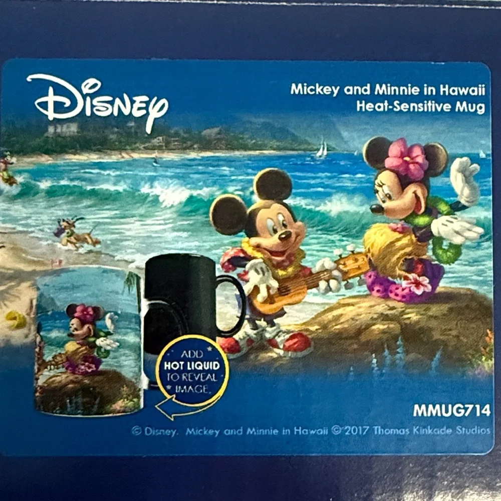 Morphing Mugs Disney Heat Sensitive Mug with Mickey and Minnie In Hawaii. - Picture 13 of 15